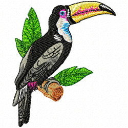 Parrots Embroidery Design 6 Parrots Embroidery Design 6